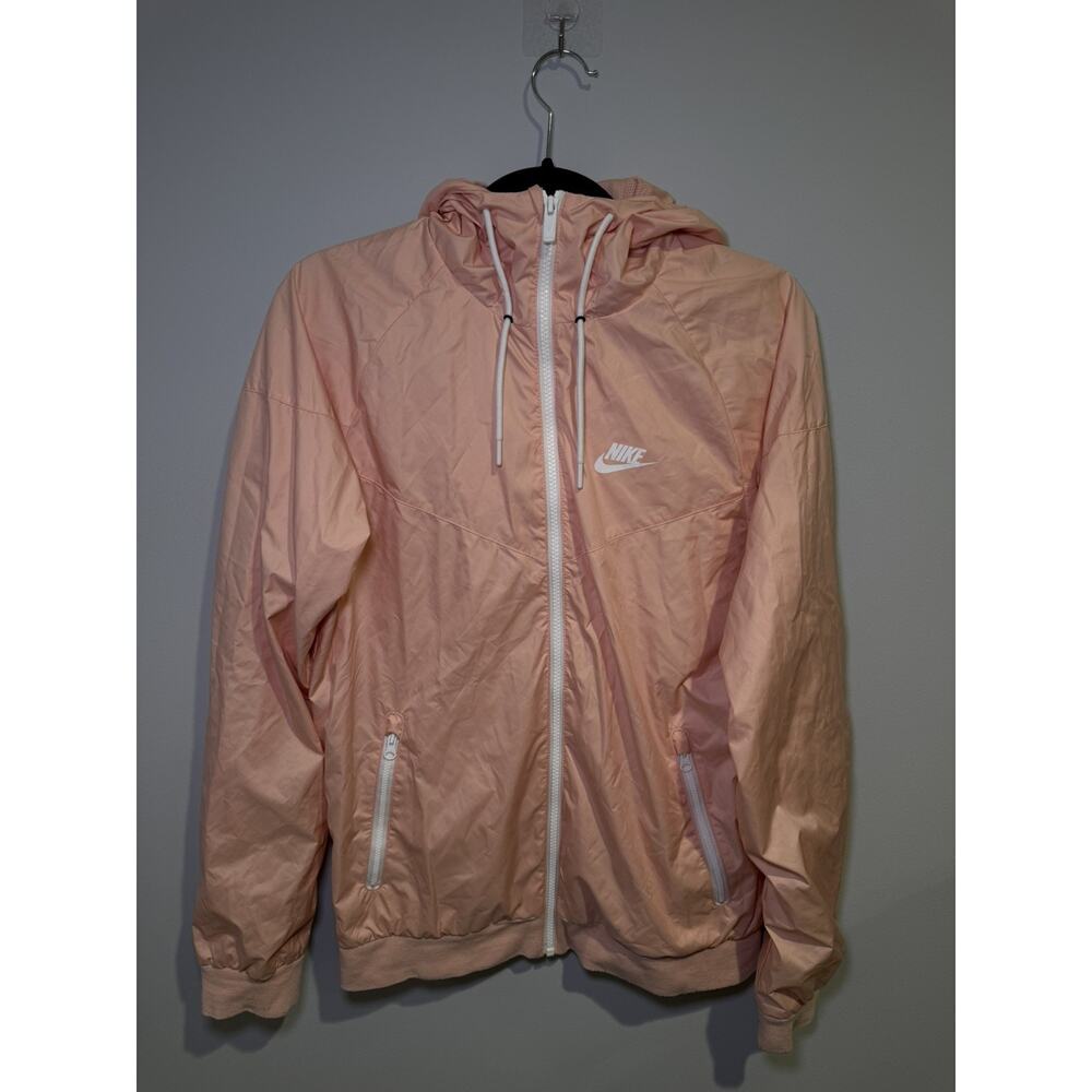 Nike Windrunner Jacket Mens AT5270-800 Pink Lined